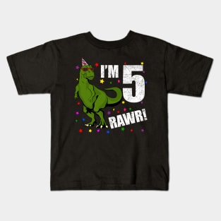 Bday Kids  Years Old Dinosaur Birthday Kids T-Shirt